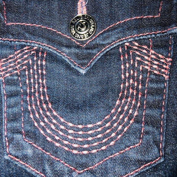 True Religon boot cut jeans size 26 - Picture 4 of 5